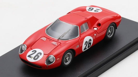 MODELLINO SCALA COMPATIBILE CON FERRARI 250LM N.26 1st 1000 KM PARIS 1966 PIPER/MARK 1:43 LOOKSMART LSRC127