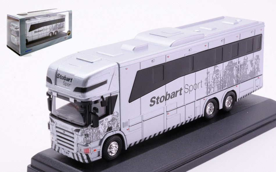 MODELLINO SCALA COMPATIBILE CON SCANIA HORSEBOX EDDIE STOBART 1:76 OXFORD OXF76SCA03HB