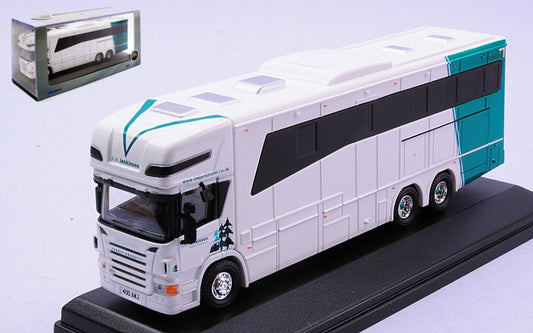 MODELLINO SCALA COMPATIBILE CON SCANIA HORSEBOX A.W.JENKINS 1:76 OXFORD OXF76SCA04HB