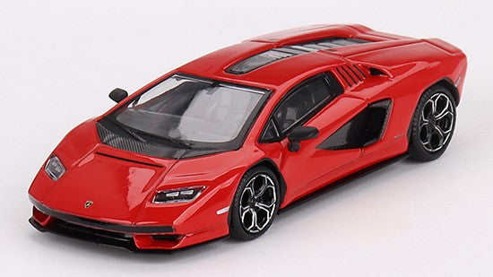 MODELLINO SCALA COMPATIBILE CON LAMBORGHINI COUNTACH LPI 800-4 2023 RED 1:64 MINI GT MGT00720