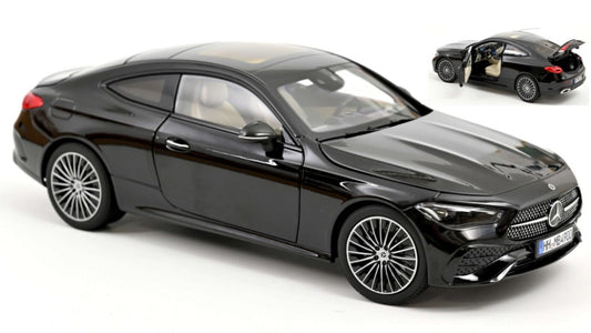 MODELLINO SCALA COMPATIBILE CON MERCEDES CLE COUPE' 2024 OBSIDIAN BLACK METALLIC 1:18 NOREV NV183937