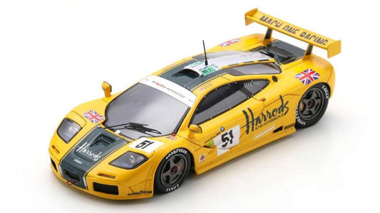 MODELLINO SCALA COMPATIBILE CON MC LAREN F1 GTR N.51 3rd 24 H LE MANS 1995 WALLACE-D.BELL-J.BELL 1:43 SPARK MODEL S6675