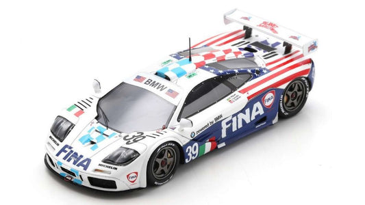 MODELLINO SCALA COMPATIBILE CON MC LAREN F1 GTR N.39 8th 24 H LE MANS 1996 CECOTTO-PIQUET-SULLIVAN 1:43 SPARK MODEL S6677