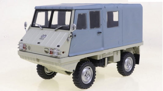 MODELLINO SCALA COMPATIBILE CON STEYR HALFINGER LARGE ROOF GREY 1:18 SCHUCO SH450061600