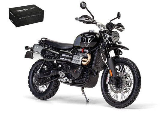 MODELLINO SCALA COMPATIBILE CON TRIUMPH SCRAMBLER 1200 BOND EDITION 1:12 CORGI CC08402