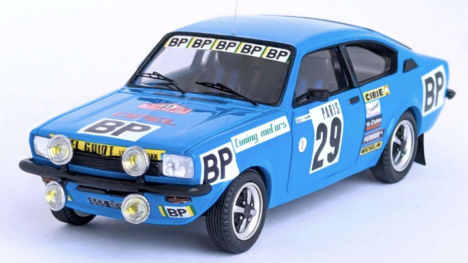 MODELLINO SCALA COMPATIBILE CON OPEL KADETT GT/E MONTE CARLO RALLY 1978 CLARR-FAUCHILLE 1:43 TROFEU TFDSN218