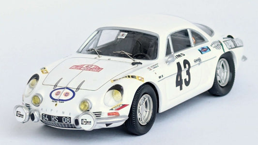 MODELLINO SCALA COMPATIBILE CON ALPINE A110 MONTE CARLO RALLY 1973 DACREMONT-DESVIGNES 1:43 TROFEU TFRRFR79