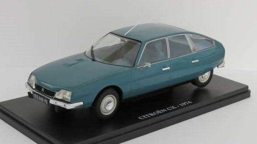 MODELLINO SCALA COMPATIBILE CON CITROEN CX 1974 BLUE 1:24 EDITORIA MAG24CICXB