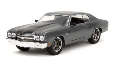 MODELLINO SCALA COMPATIBILE CON CHEVROLET 1970 FAST & FURIOUS GREY 1:24 JADA TOYS JADA253203099