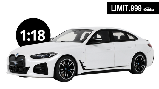 MODELLINO SCALA COMPATIBILE CON BMW I4 M50 2021 MINERAL WHITE METALLIC 1:18 OTTOMOBILE OT1074