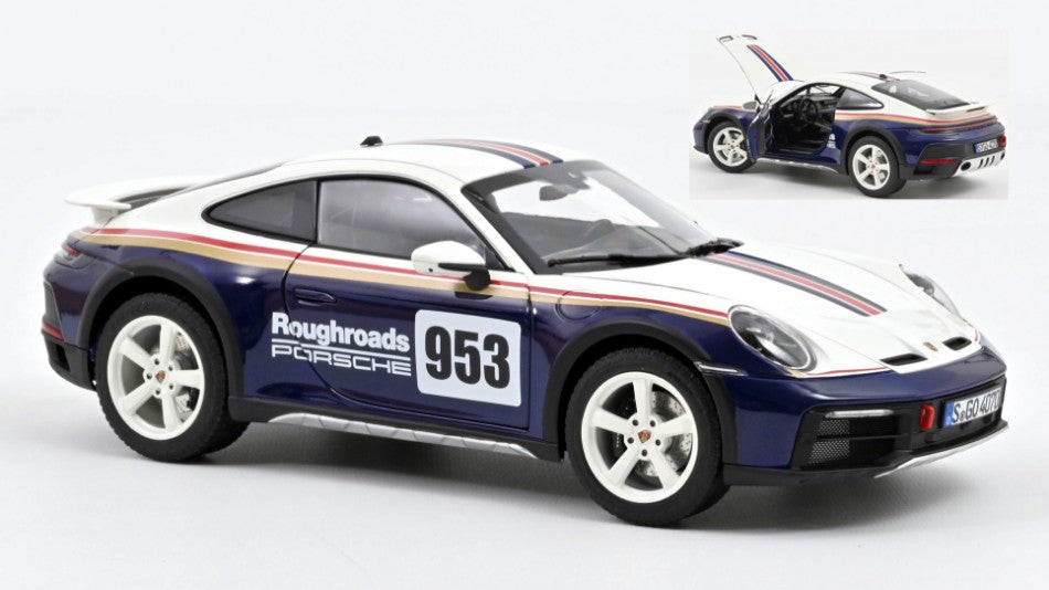 MODELLINO IN SCALA Norev COMPATIBILE CON PORSCHE 911 DAKAR 2023 ROUGHROADS 1:18 MODEL SCALE NV187240 241217