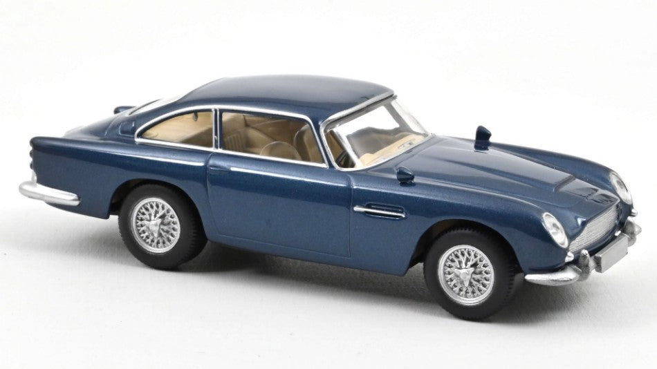 MODELLINO SCALA COMPATIBILE CON ASTON MARTIN DB5 1963 SIERRA BLUE JET CAR 1:43 NOREV NV270505