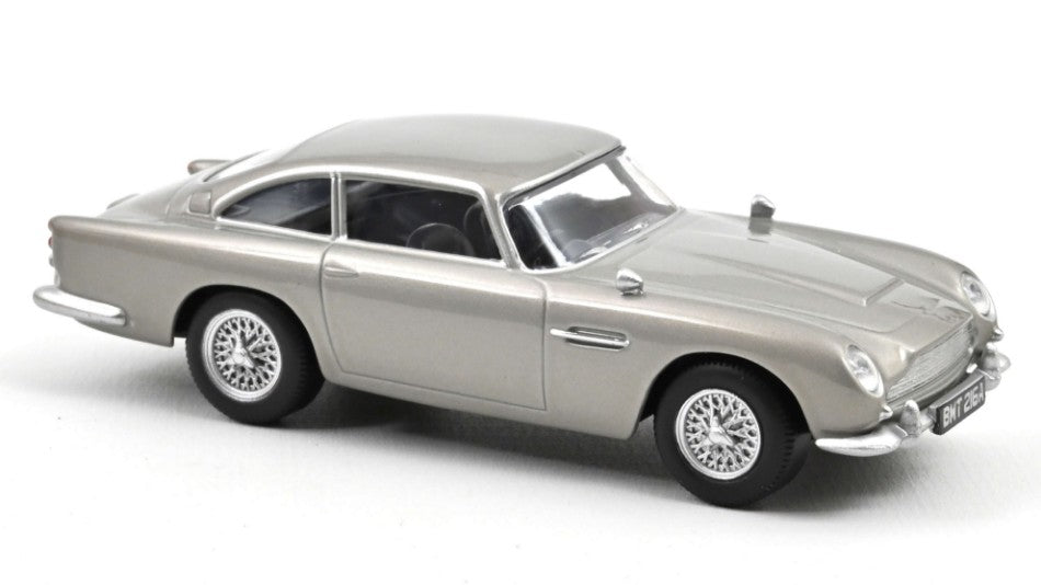 MODELLINO SCALA COMPATIBILE CON ASTON MARTIN DB5 1963 SILVER BIRCH JET CAR 1:43 NOREV NV270523