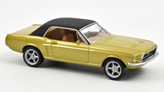 MODELLINO SCALA COMPATIBILE CON FORD MUSTANG COUPE' 1968 GOLD JET CAR 1:43 NOREV NV270569