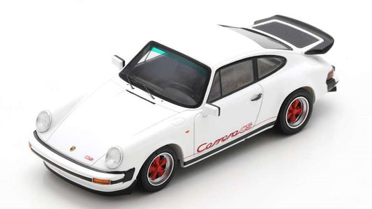 MODELLINO SCALA COMPATIBILE CON PORSCHE 911 3.2 CARRERA CS COUPE 1989 WHITE 1:43 SCHUCO SH450919700