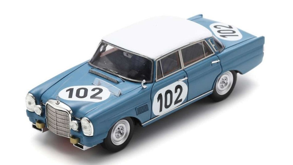 MODELLINO IN SCALA Spark Model COMPATIBILE CON MERCEDES 300 SE N.102 WINNER 24 H SPA 1964 R.CREVITS-G.GOSSELIN 1:43 MODEL SCALE 43SPA1964 241217