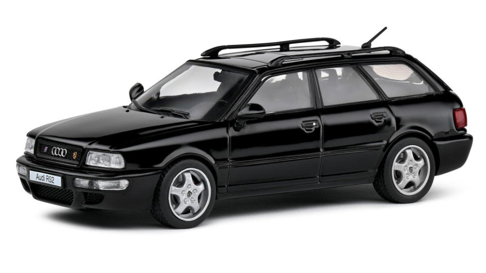 MODELLINO SCALA COMPATIBILE CON AUDI A4 RS2 AVANT SW STATION WAGON 1995 BLACK 1:43 SOLIDO SL4310103