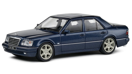 MODELLINO SCALA COMPATIBILE CON MERCEDES E-CLASS 500E E60 AMG (W124) 1994 MET.BLUE 1:43 SOLIDO SL4313203