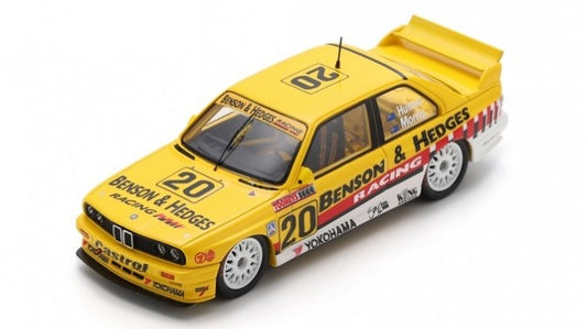 MODELLINO SCALA COMPATIBILE CON BMW M3 BENSON & HEDGES N.20 9th BATHRUST 1992D.HULMES MORRIS 1:43 SPARK MODEL AS014