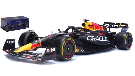 MODELLINO SCALA COMPATIBILE CON RED BULL RB19 N.1 2023 MAX VERSTAPPEN W/HARD CASE 1:18 BURAGO BU18004