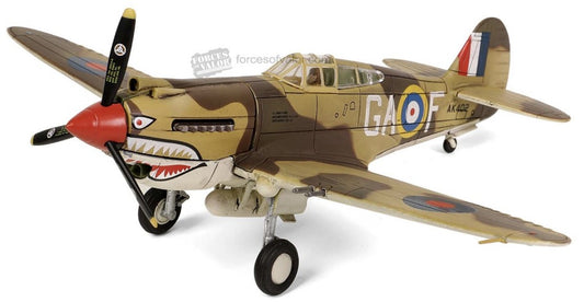 MODELLINO SCALA COMPATIBILE CON CURTISS P-40B TOMAHAWK MK IB 112 SQUADRON ROYAL 1:72 FORCES OF VALOR FOR812060A