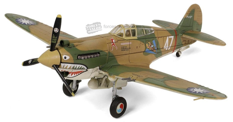 MODELLINO SCALA COMPATIBILE CON CURTISS P-40B HAWK 81A-2 3rd PURSUIT SQUADRON AMERIC. 1:72 FORCES OF VALOR FOR812060C