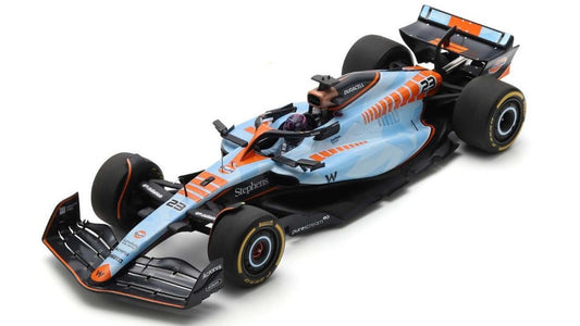 MODELLINO SCALA COMPATIBILE CON WILLIAMS FW45 N.23 SINGAPORE GP 2023 A.ALBON 1:18 SPARK MODEL 18S968