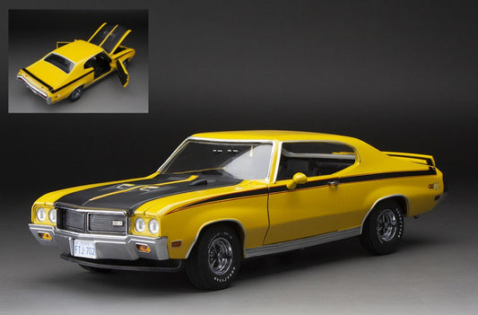 MODELLINO SCALA COMPATIBILE CON BUICK GSX 1970 YELLOW 1:18 SUNSTAR SS5702