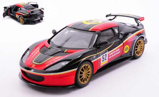 MODELLINO SCALA COMPATIBILE CON LOTUS EVORA S BLUE/RED 1:24 MOTORMAX MTM73795