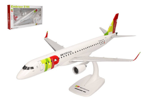 MODELLINO SCALA COMPATIBILE CON EMBRAER E195 TAP EXPRESS AIR PORTUGAL 1:100 HERPA HP614207