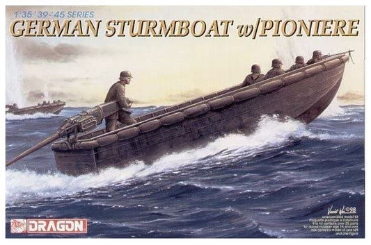 KIT DA MONTARE SCALA COMPATIBILE CON GERMAN STURMBOAT W/PIONIERE KIT 1:35 DRAGON D6108