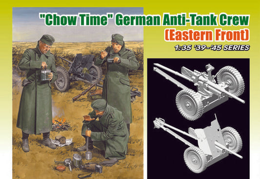 KIT DA MONTARE SCALA COMPATIBILE CON CHOW TIME GERMAN ANTI TANK KIT 1:35 DRAGON D6697