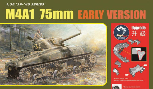 KIT DA MONTARE SCALA COMPATIBILE CON M4A1 SHERMAN EARLY VERSION KIT 1:35 DRAGON D6701