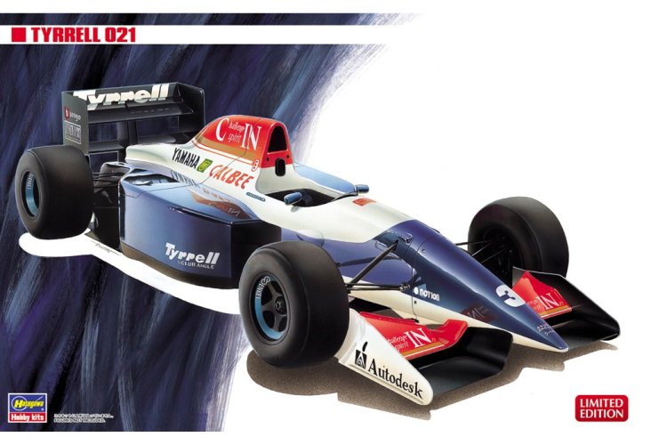 KIT DA MONTARE SCALA COMPATIBILE CON TYRRELL 021 KIT 1:24 HASEGAWA HA20690