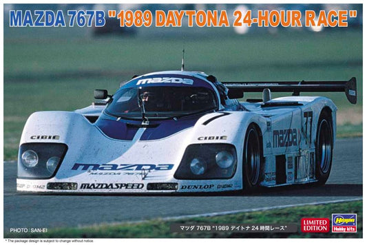 KIT DA MONTARE SCALA COMPATIBILE CON MAZDA 767B 24 H DAYTONA 1989 KIT 1:24 HASEGAWA HA20691