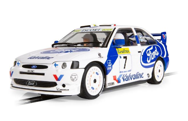 MODELLINO SCALA COMPATIBILE CON FORD ESCORT COSWORTH WRC MONTE CARLO 1998 SLOT 1:32 SCALEXTRIC C4513