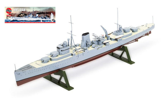 KIT DA MONTARE SCALA COMPATIBILE CON HMS AJAX KIT 1:600 AIRFIX A03204V MODEL