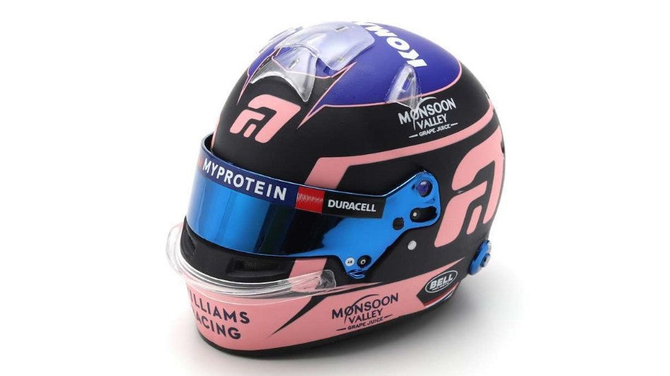 MODELLINO SCALA COMPATIBILE CON HELMET ALEXANDER ALBON 2024 1:5 SPARK MODEL 5HF142