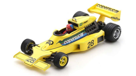 MODELLINO IN SCALA Spark Model COMPATIBILE CON COPERSUCAR F5 N.28 US GP 1977 EMERSON FITTIPALDI 1:43 MODEL SCALE S2760 241217