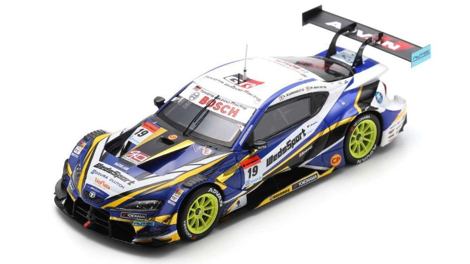 MODELLINO SCALA COMPATIBILE CON ADVAN GR SUPRA N.19 SUPER GT500 2020 Y.KUNIMOTO-R.MIYATA 1:43 SPARK MODEL SGT110