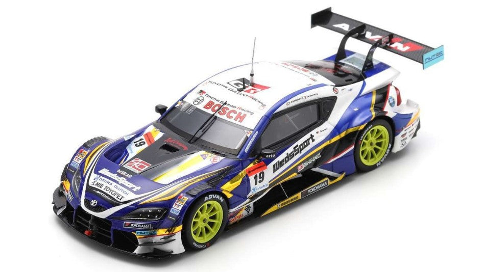 MODELLINO SCALA COMPATIBILE CON ADVAN GR SUPRA N.19 SUPER GT500 2021 Y.KUNIMOTO-R.MIYATA 1:43 SPARK MODEL SGT126