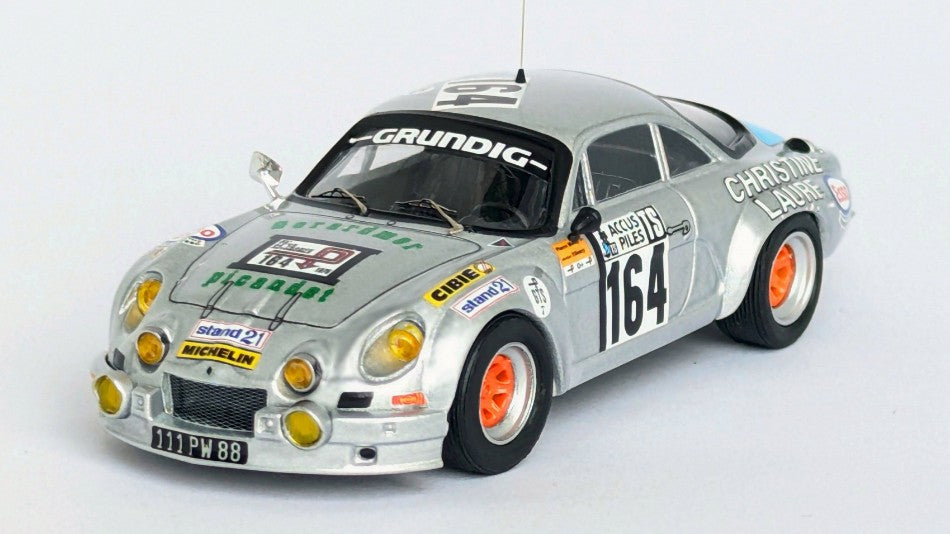 MODELLINO IN SCALA Trofeu COMPATIBILE CON ALPINE A110 TOUR DE FRANCE AUTOMOBILE 1975 MENY-GOURY 1:43 MODEL SCALE TFRRFR80 241217