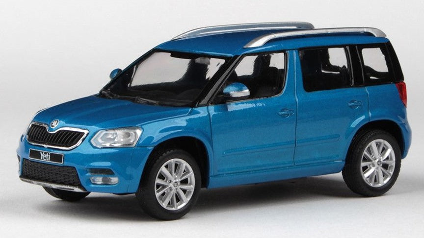 MODELLINO SCALA COMPATIBILE CON SKODA YETI FL 2013 MET.BLUE 1:43 ABREX AB031LJ