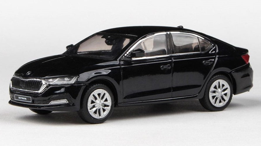 MODELLINO SCALA COMPATIBILE CON SKODA OCTAVIA IV 2020 BLACK 1:43 ABREX AB036DD