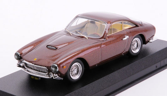 MODELLINO SCALA COMPATIBILE CON FERRARI 250 GT LUSSO PERSONAL CAR STEVE MC QUEEN 1964 BROWN 1:43 BEST MODEL BT9635-2