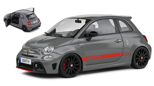 MODELLINO SCALA COMPATIBILE CON FIAT NUOVA 500 ABARTH 595 XSR YAMAHA EDITION 2022 GREY 1:18 SOLIDO SL1811302