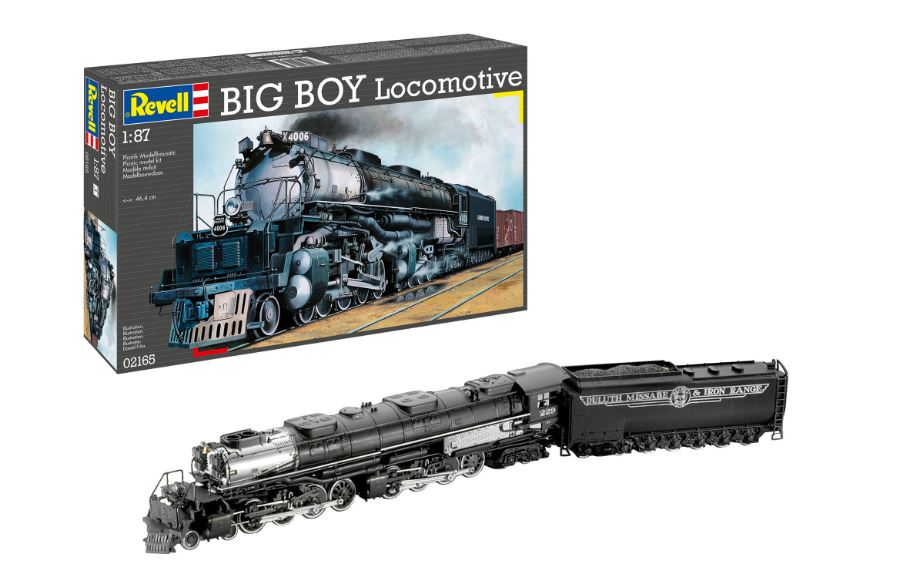 KIT DA MONTARE SCALA COMPATIBILE CON BIG BOY LOCOMOTIVE KIT 1:87 REVELL RV02165