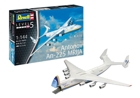 MODELLINO IN SCALA Revell COMPATIBILE CON ANTONOV AN-225 MRIJA KIT 1:144 MODEL SCALE RV04958 241217