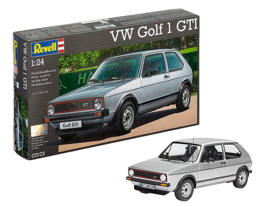 KIT DA MONTARE SCALA COMPATIBILE CON VW GOLF 1 GTI 1974 KIT 1:24 REVELL RV07072