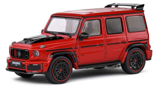 MODELLINO SCALA COMPATIBILE CON MERCEDES G-CLASS G63 700 BRABUS WIDESTAR 2022 RED 1:43 SOLIDO SL4312407